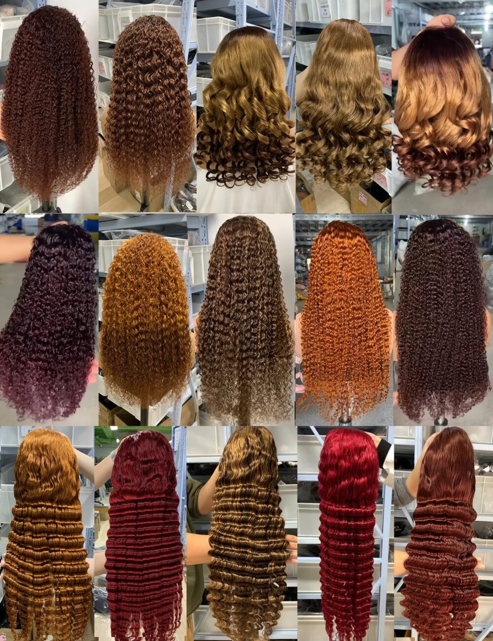 Ginger Highlight 99J Colored Brazilian Deep Wave Curly 100% Human Hair 13x4 HD Glueless Wigs Human Hair Lace Front - Image 4